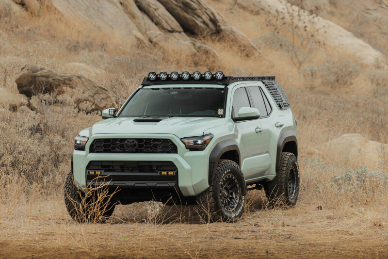 Toyota 4Runner Exterior Window Molle - Driver Side - DV8 Offroad - For DV8 Roof Rack - Black Powder Coated - `25-`26